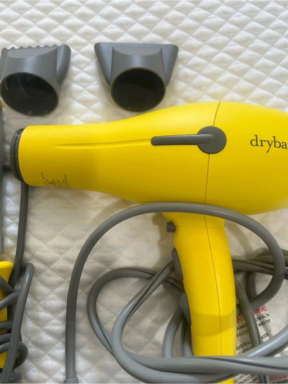 Drybar Buttercup hair dryer and 3 day bender curling iron